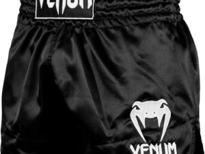 Venum Classic Muay Thai Shorts Uomo - Nero/Nero