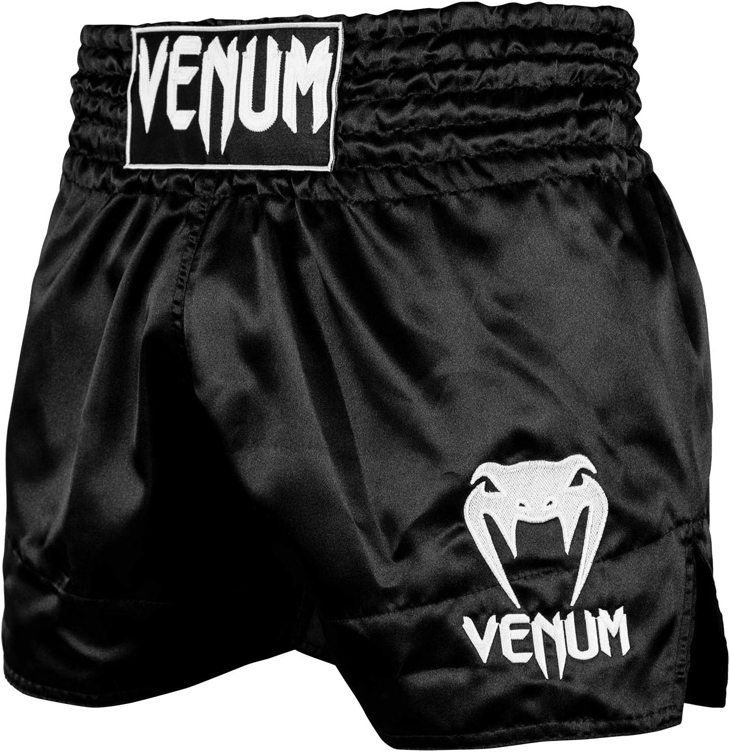 Venum Classic Muay Thai Shorts Uomo - Nero/Nero