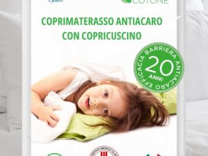 Coprimaterasso Antiacaro Singolo 90x200cm - Allergosystem