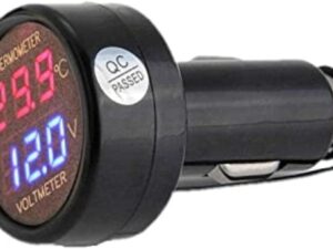 Termometro Auto 12V/24V: Voltmetro + Termometro Digitale