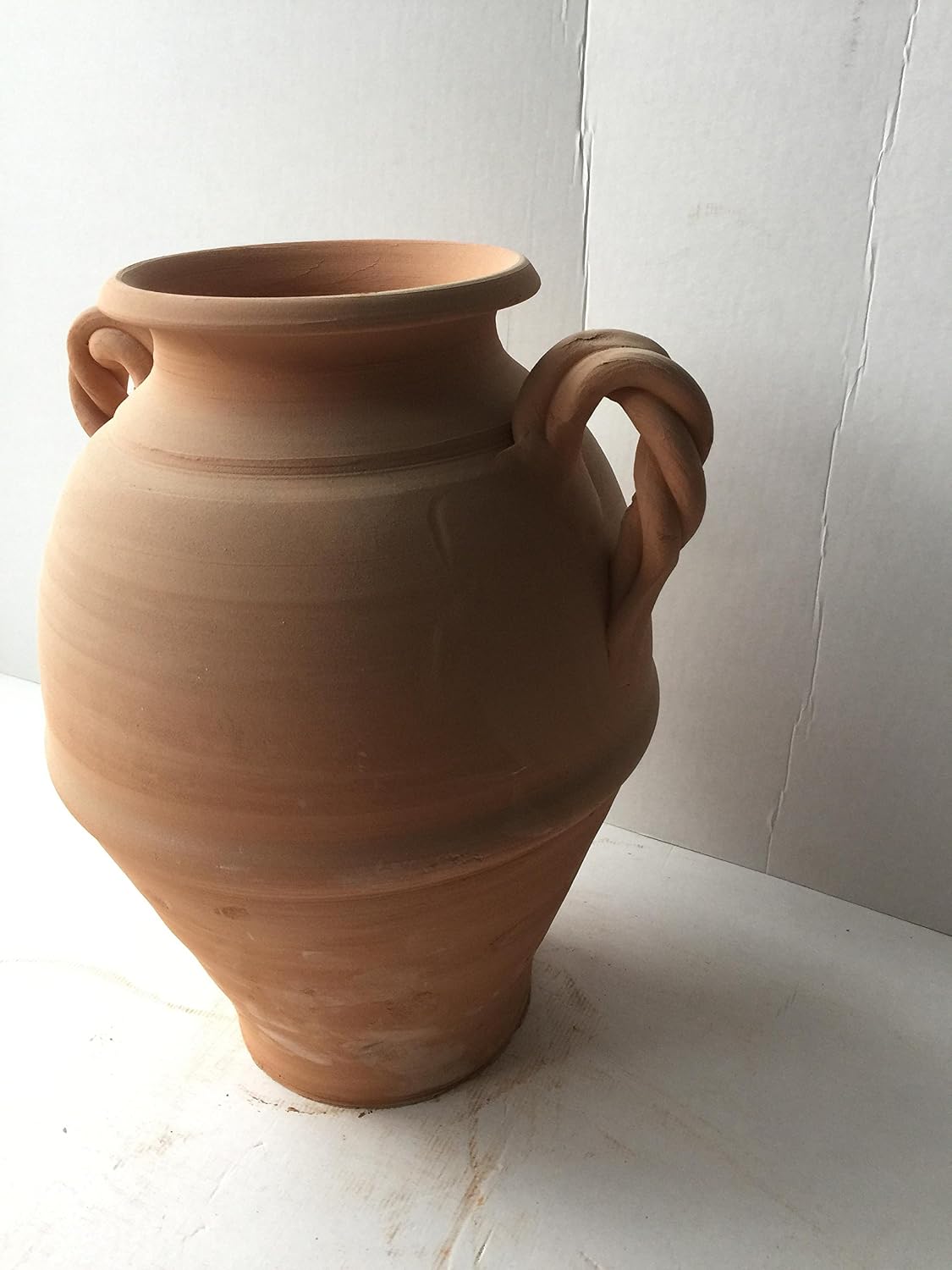 Orcio in terracotta cm 35 fatto a mano