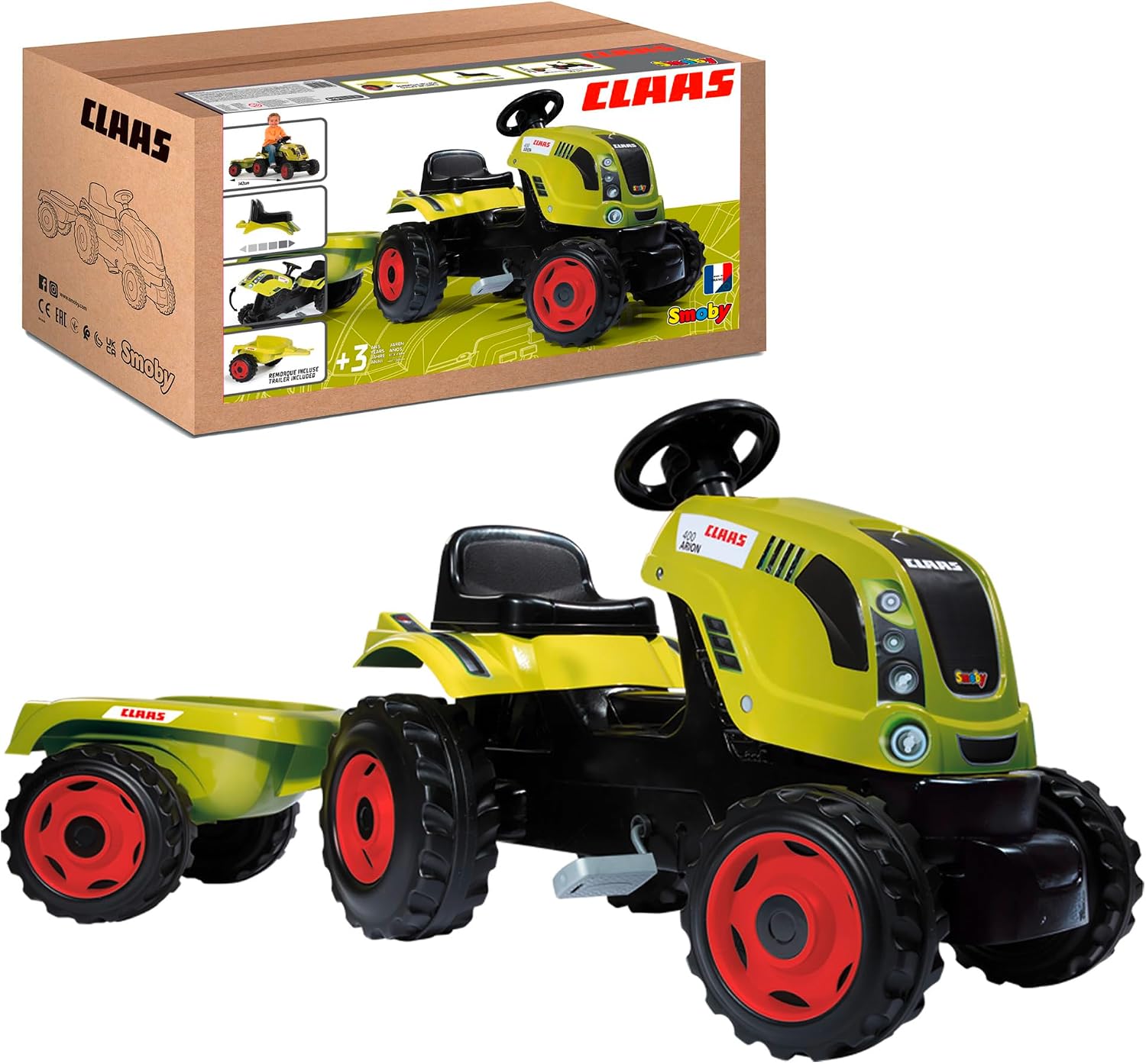 Smoby Claas Farmer XL: Trattore a pedali per bambini