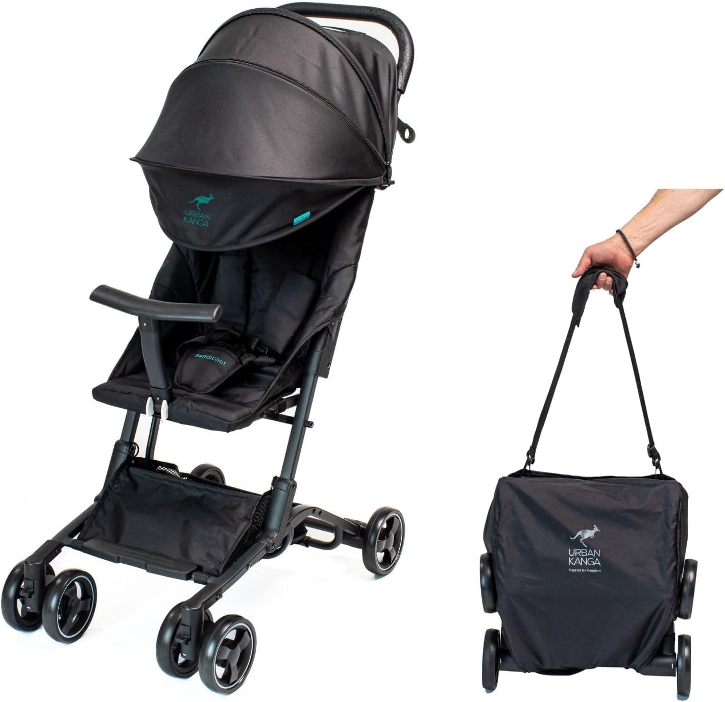 Urban Kanga Bandicoot: Passeggino viaggio ultracompatto 22 kg