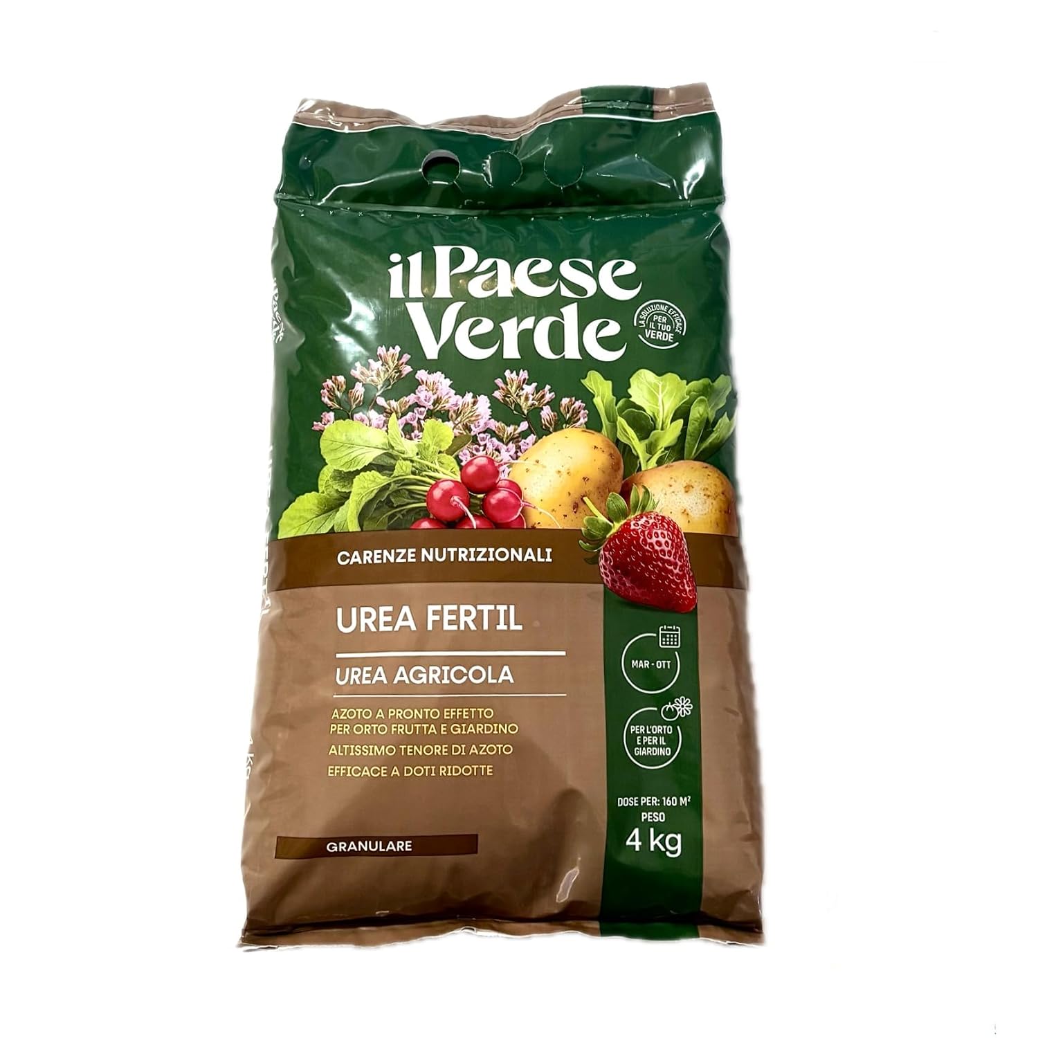 Urea Fertil Geosism & Nature 4 Kg - Concime per Ortaggi e Piante