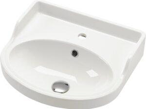 RUTSJÖN lavabo semincasso 50x44 cm bianco