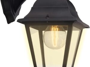 Lampada esterno Brilliant Newport Nero E27 60W