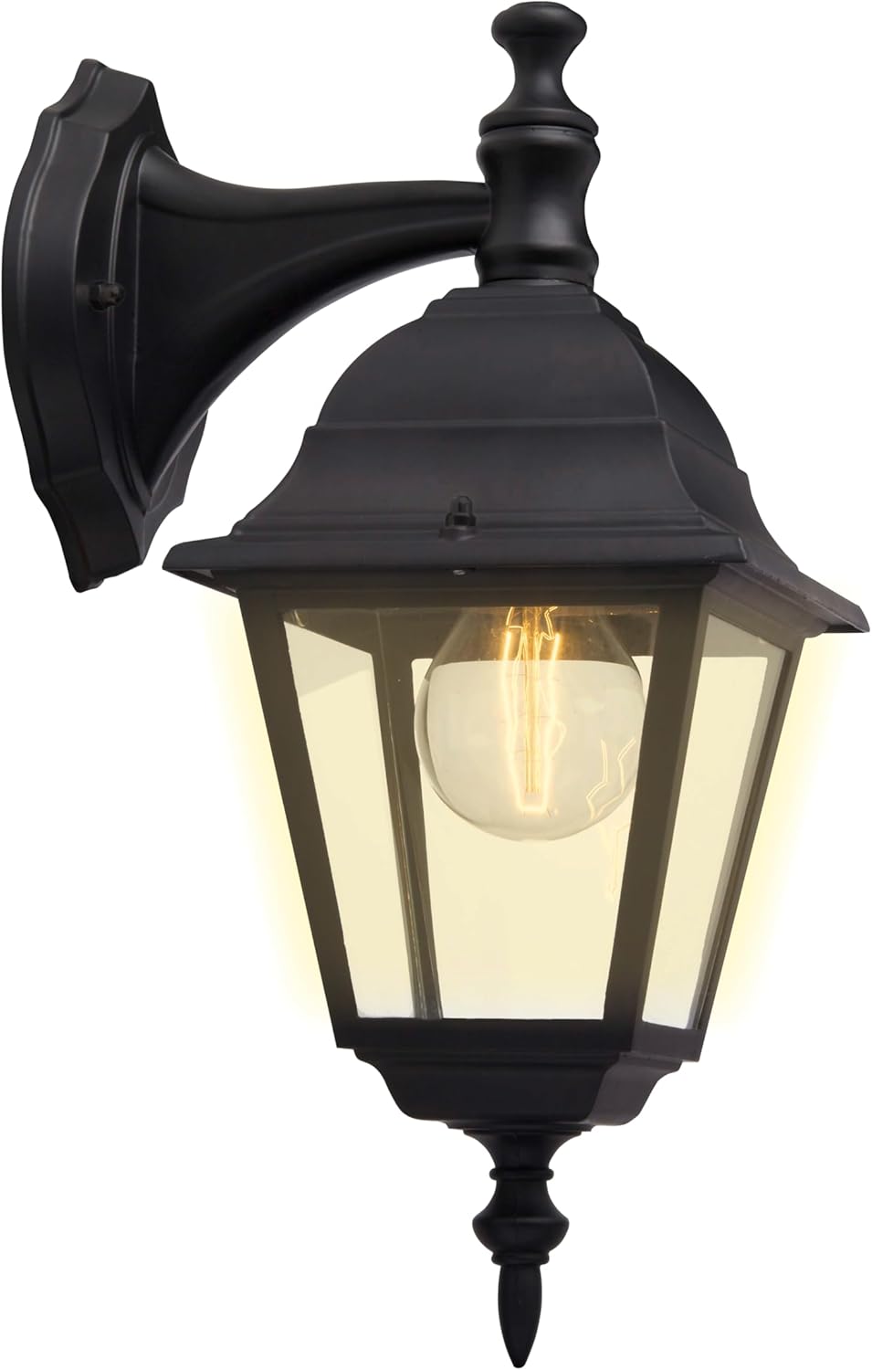 Lampada esterno Brilliant Newport Nero E27 60W