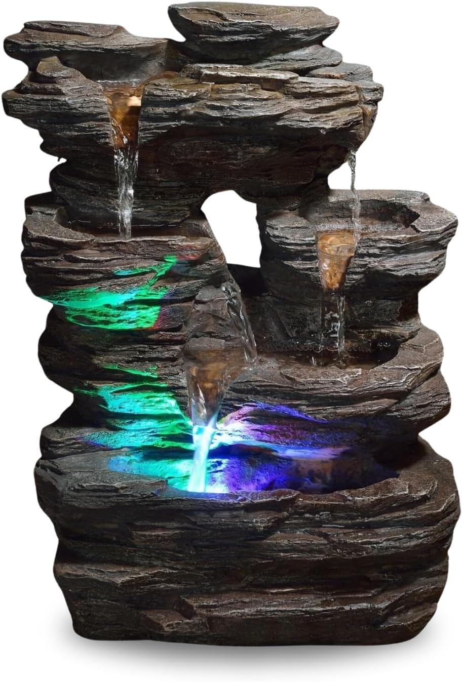 Zen'Light SCFR130 - Fontana in Resina, Grigio Pietra