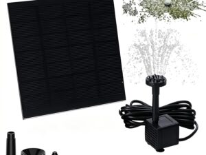 Fontana Solare da Giardino 200L/H con 6 Ugelli