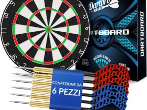 DartPro Set Freccette Professionale con Bersaglio Sisal