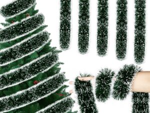 Ghirlanda Natale Verde 10M - Decorazioni Festive MQIAN