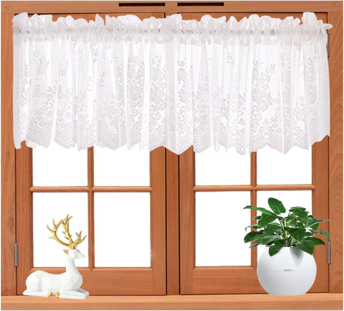 Colexy Mantovana Tenda corta 130x41cm Bianco