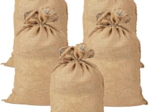 5 Sacchi Juta Grandi 60x105 cm - Antiallagamento & Multiuso