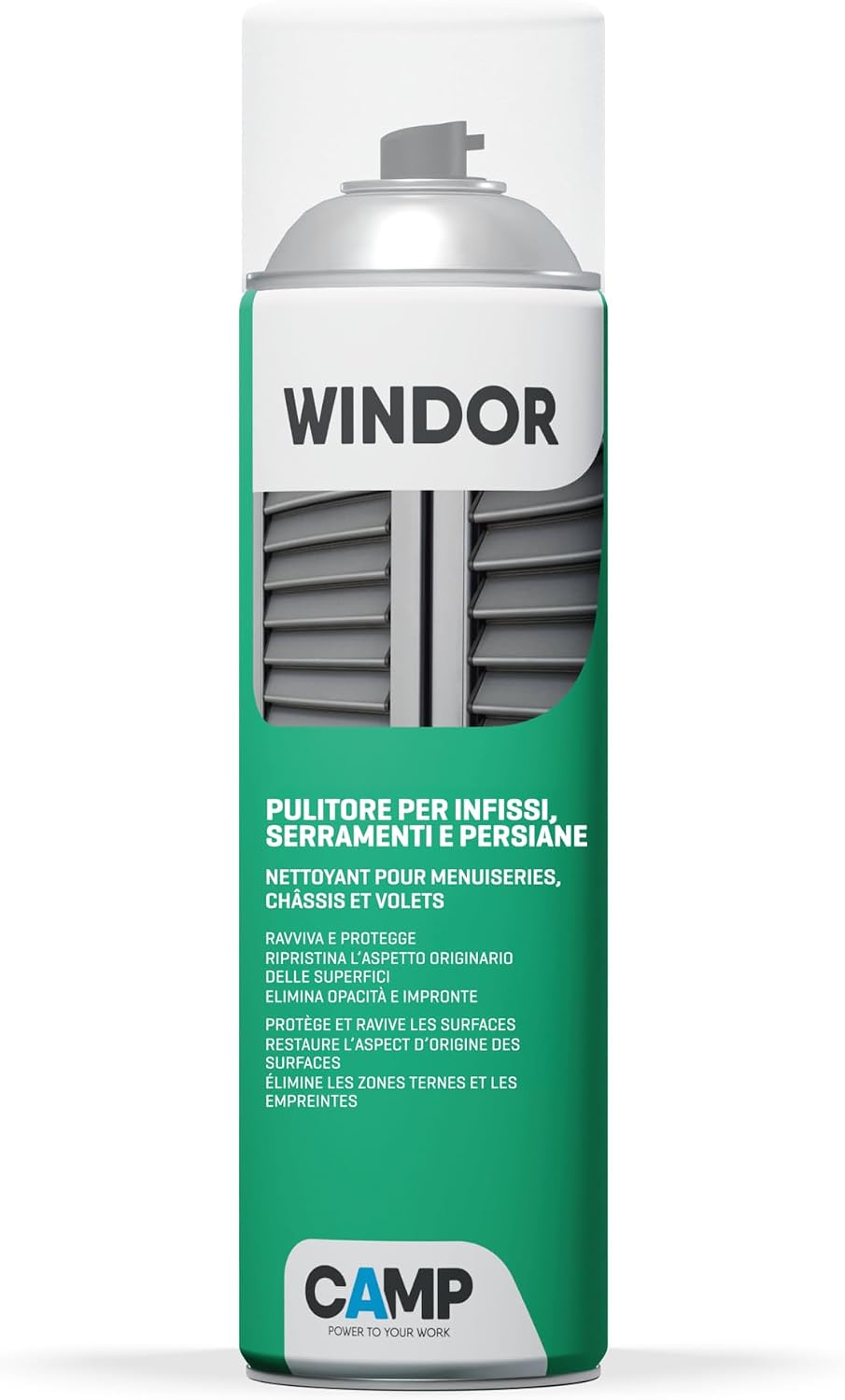 CAMP Windor Spray - Pulitore Ravvivante per Infissi 500 ml