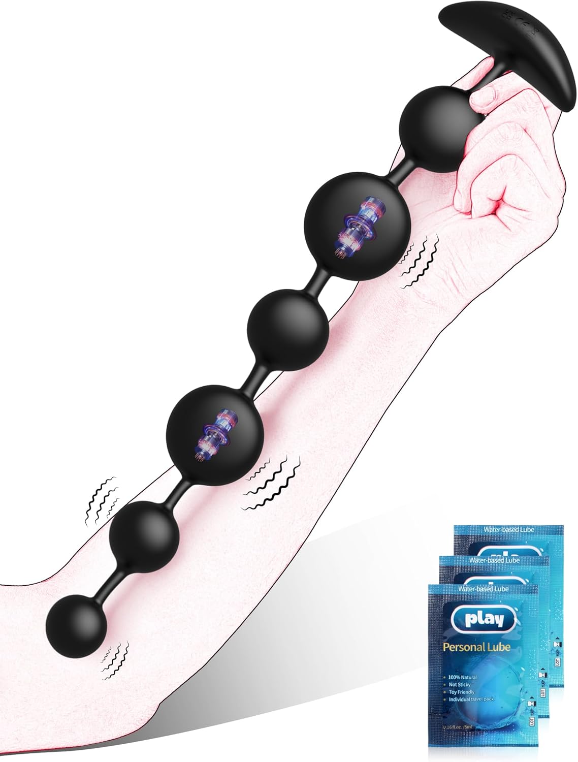 Vibratore Anale con 6 Palline Dr. Dragosti - Plug Sexy