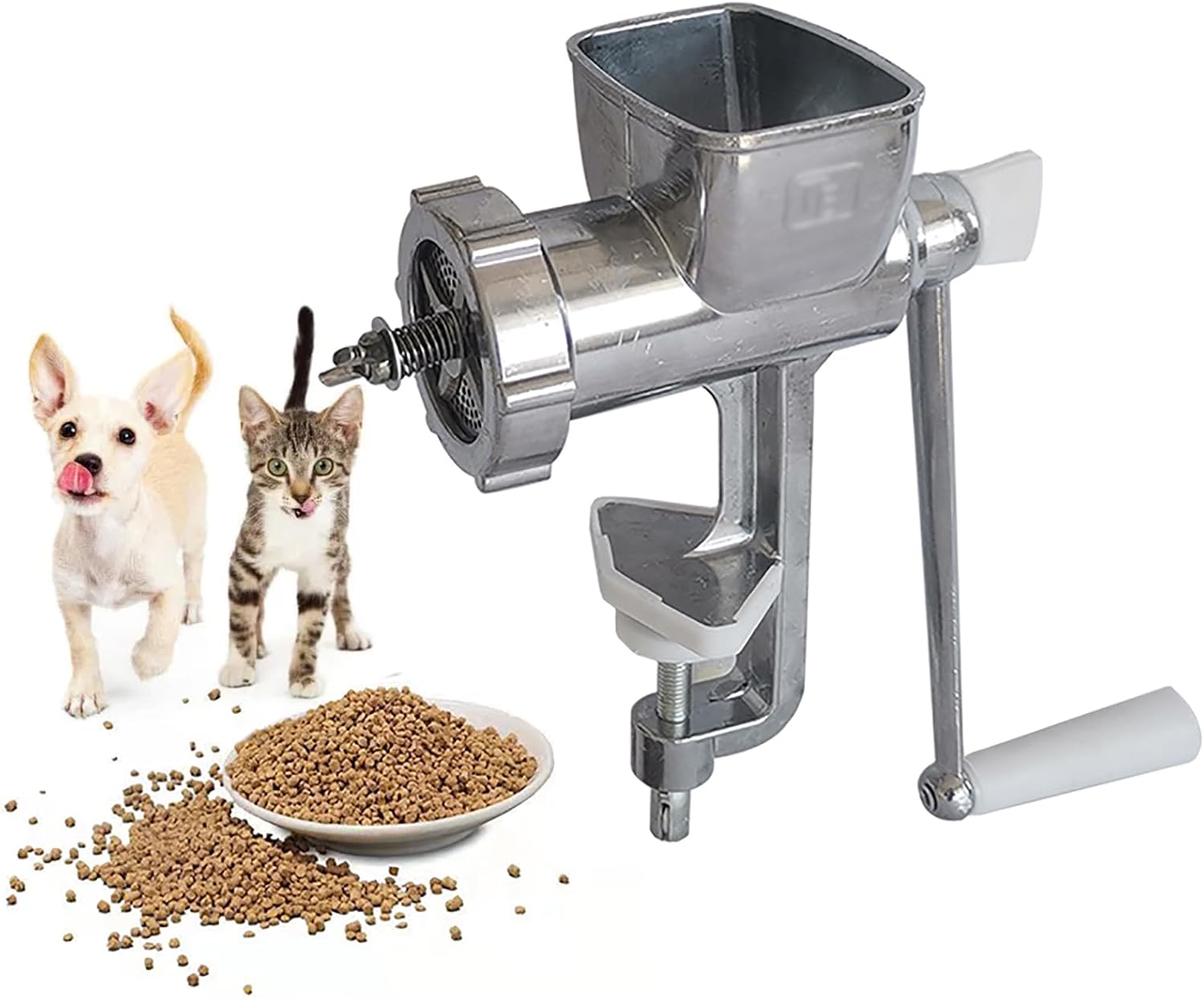 Pellettatrice manuale per mangimi animali 7 stampi