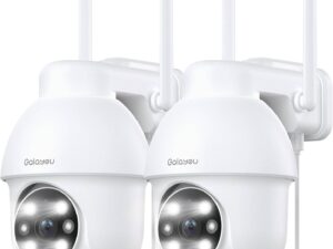 GALAYOU Telecamera Wi-Fi PTZ 2K con Visione Notturna a Colori