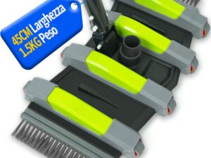 Spazzola Aspirafango Piscina 45 cm ROMIVO con Ruote