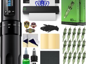 Kit Tatuaggi Professionale INKin Wireless con Corsa Regolabile