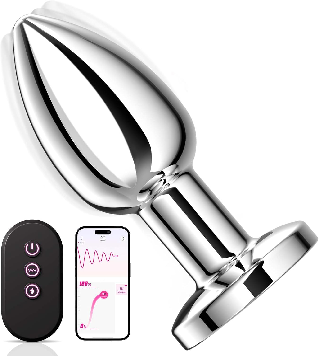Vibratore Anale Uomo 10 Modalità - Telecomando USB