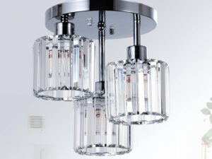 Rayofly Lampadario cristallo 3 luci moderno