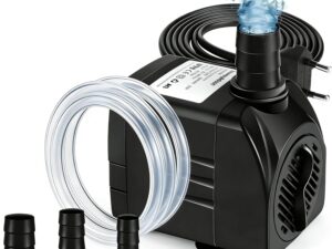 Pompa sommergibile 1800 l/h per acquari e laghetti Awroutdoor