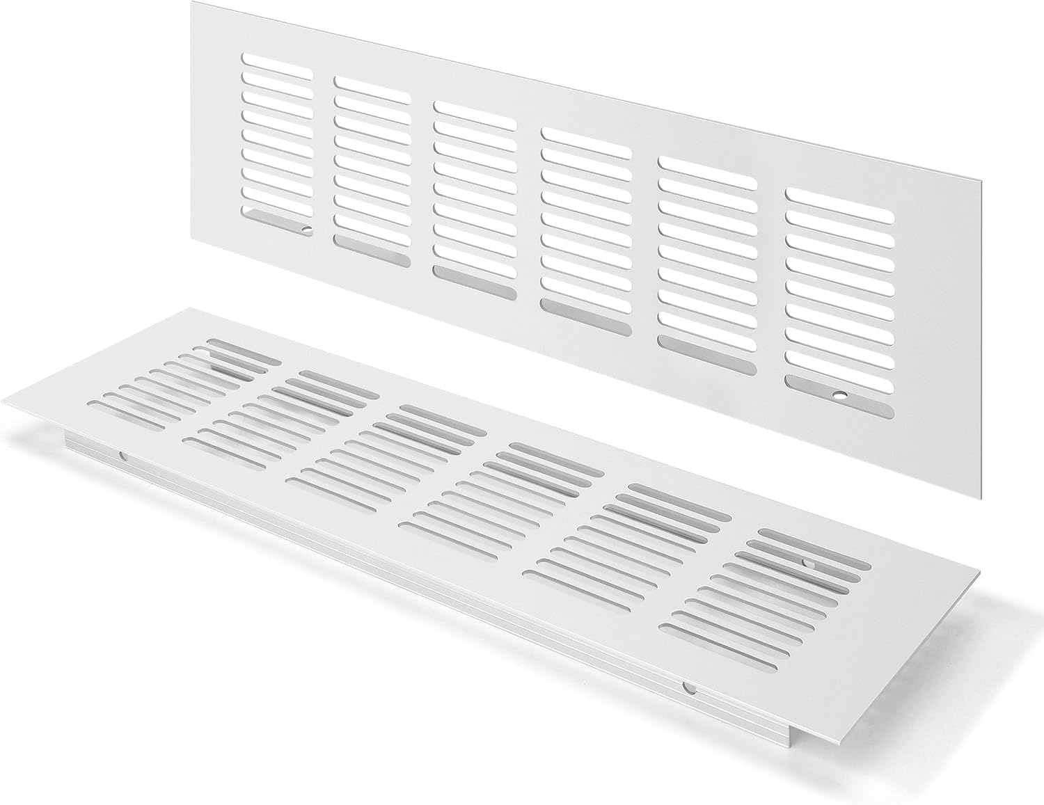 Griglia ventilazione argento 80x250mm 2 pz Jesustree