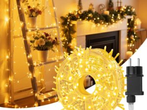 Hoteril Luci Natale Esterno 33m 300 LED Bianco Caldo