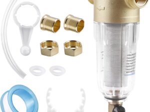 Filtro Spin-Down 3/4" per acqua - Riutilizzabile in rame