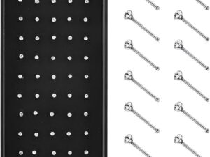 60 Piercing Naso in Acciaio Ipoallergenico - TOZBLEU