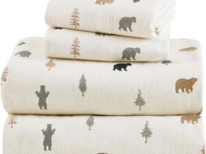 Set Lenzuola Flanella Cotone 100%, Ultra Morbide