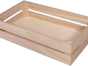 Cassetta Frutta in Legno Rayher - Personalizzabile 35.5x20.3x8.4 cm