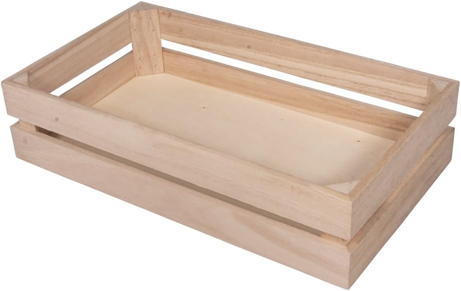 Cassetta Frutta in Legno Rayher - Personalizzabile 35.5x20.3x8.4 cm