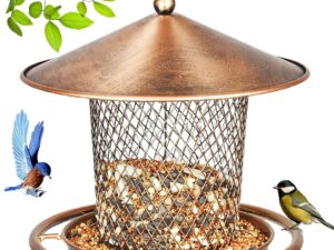 Mangiatoia per Uccelli in Metallo Resistente