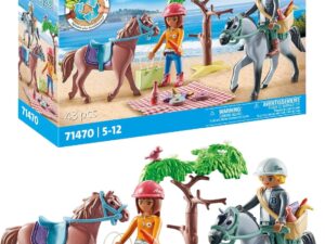 PLAYMOBIL 71470 Amelia e Ben: Gita al mare con cavalli