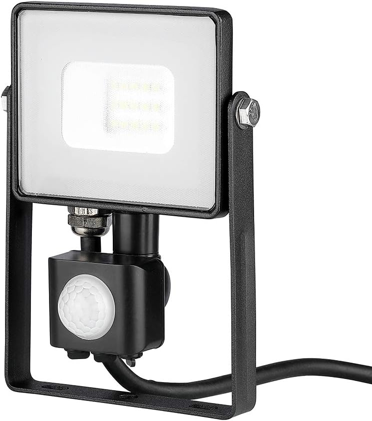 V-TAC Faro LED 10W con Sensore Movimento IP65