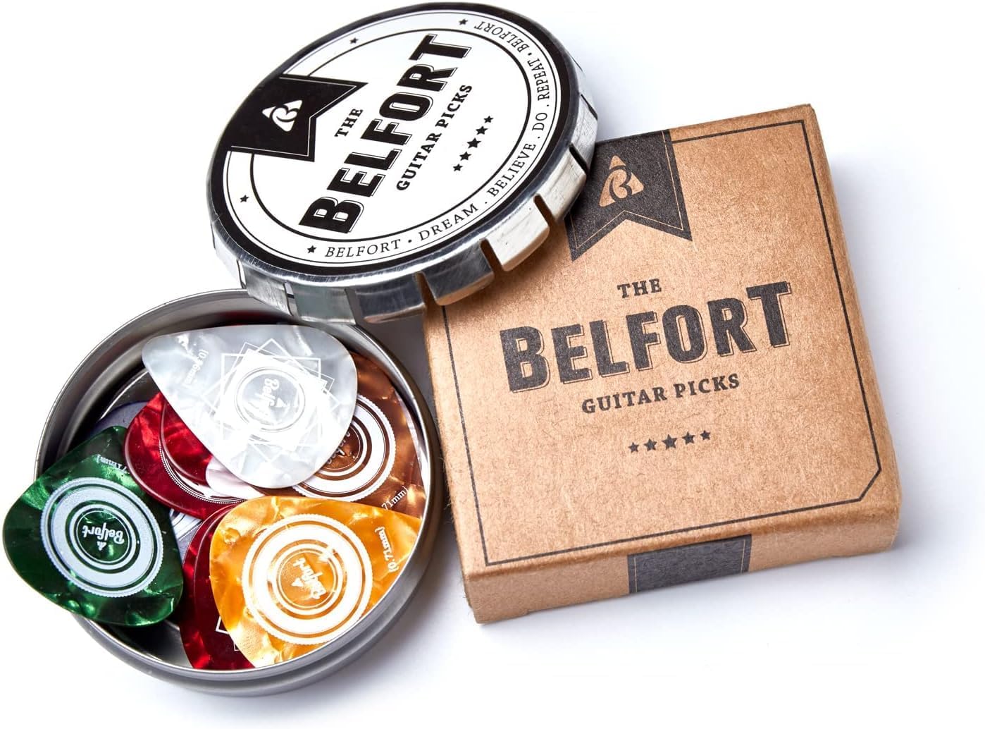 Belfort Plettri Chitarra Set 20 Pezzi + eBook Gratuito