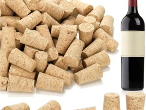 50 Tappi in Sughero Naturale per Vino e DIY