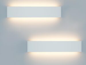 KICAAO Lampada LED da Parete 16W Bianco Caldo 40cm