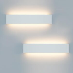 KICAAO Lampada LED da Parete 16W Bianco Caldo 40cm