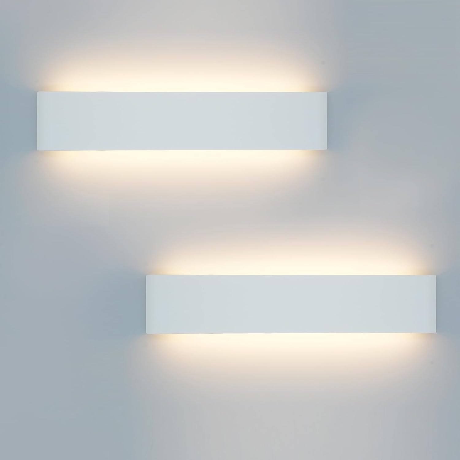 KICAAO Lampada LED da Parete 16W Bianco Caldo 40cm
