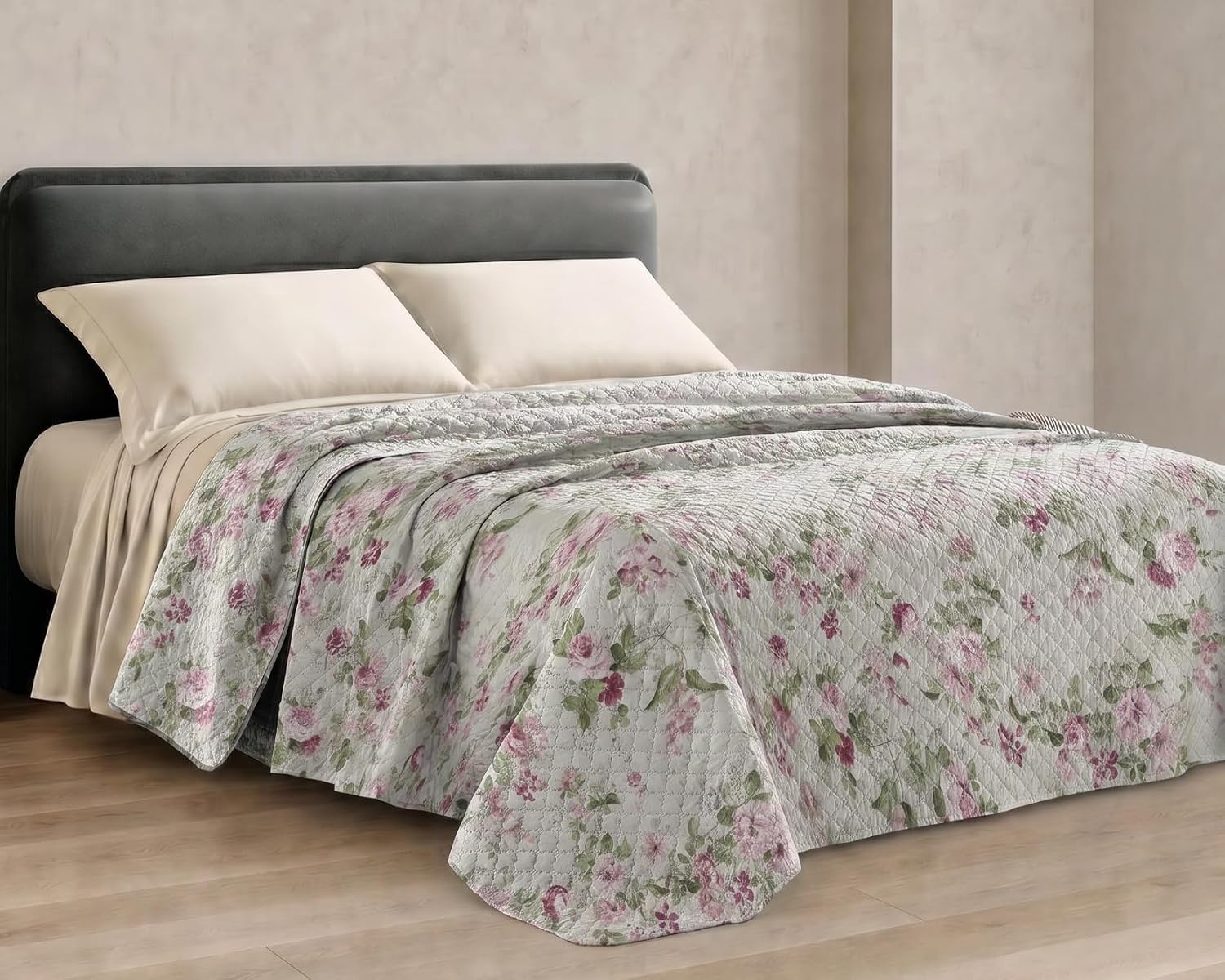 Trapuntino Matrimoniale Primaverile Estivo 250x250 cm - Marie