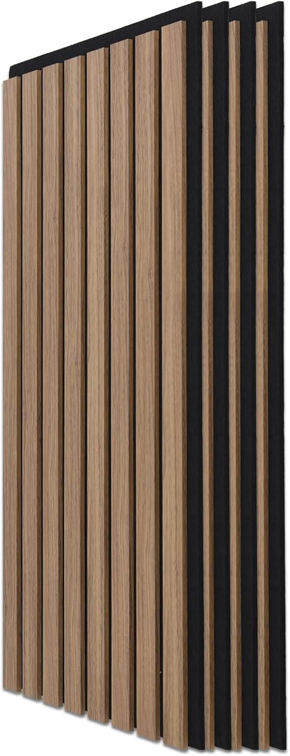 Art3d Pannelli Acustici Noce Scuro 3D 60x30cm