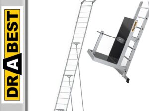 DRABEST Montacarichi per pannelli solari – Scala telescopica 125 kg