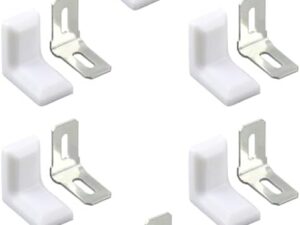 Staffa angolare L in metallo per mobili, SENRISE