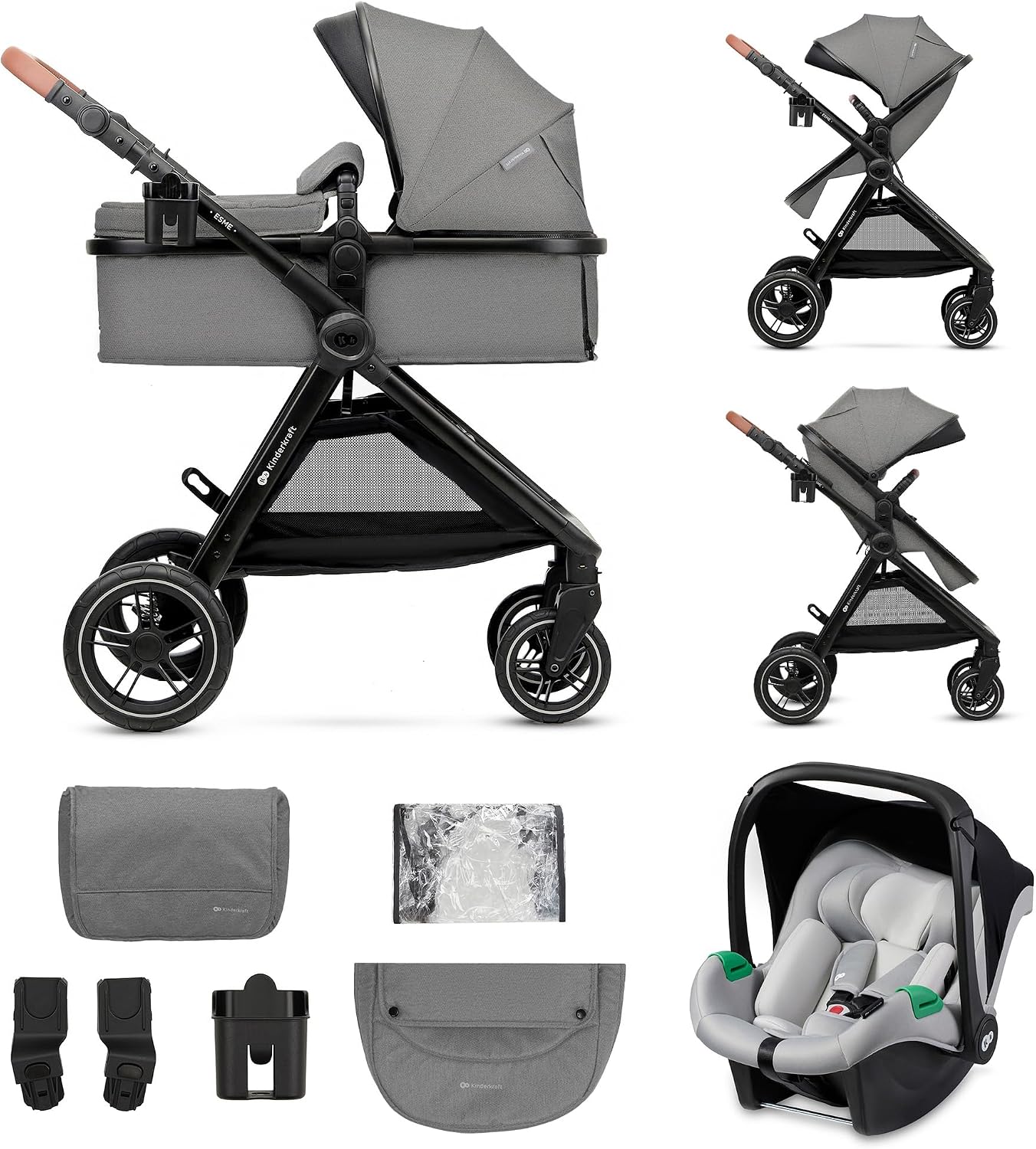 Kinderkraft ESME Trio 3 in 1 passeggino fino 26 kg