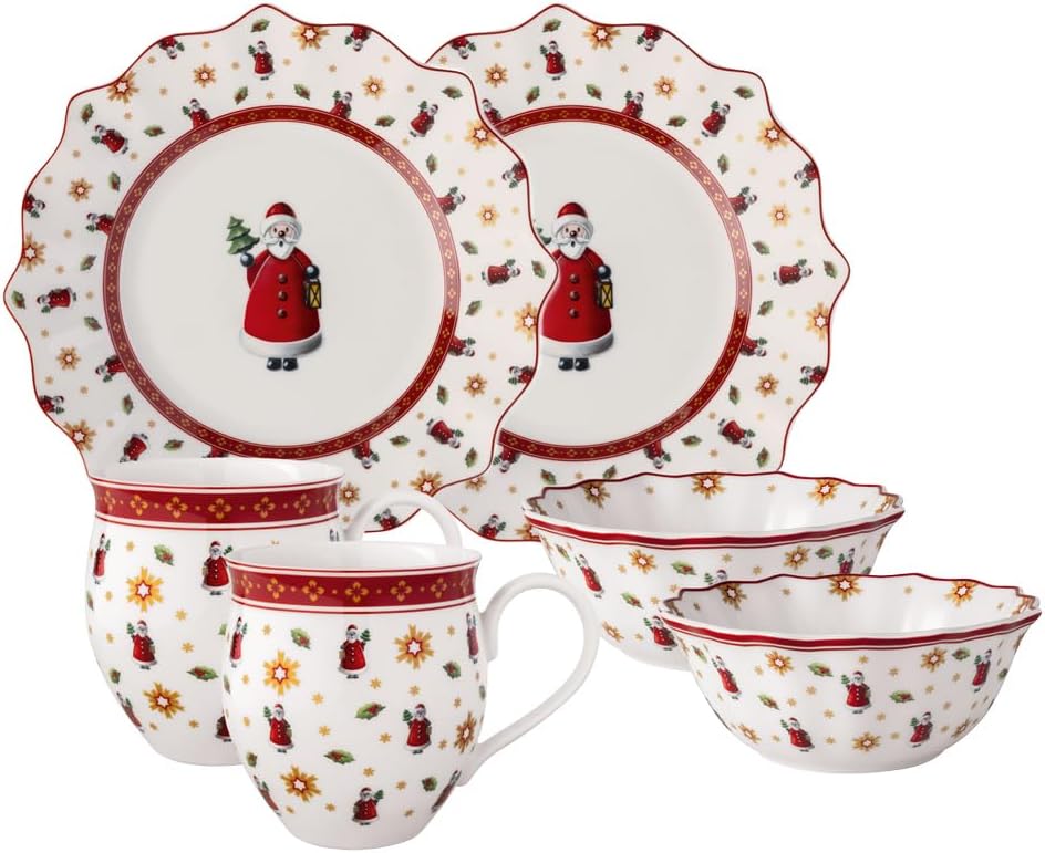 Villeroy & Boch Toy's Delight set colazione Natale 6 pezzi
