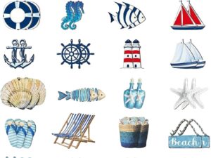 48 Decorazioni Marine in Legno per la Casa