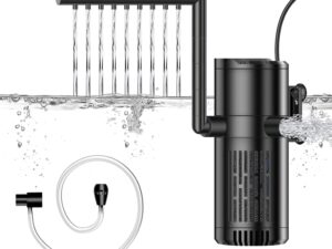 Filtro Acquario 8W 500 L/h con Flusso Regolabile