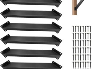 Set 8 supporti pergola acciaio 45° per struttura legno
